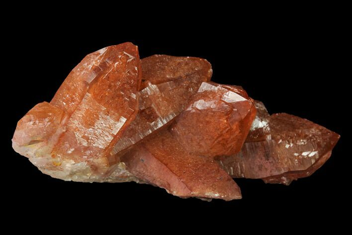 Natural, Red Quartz Crystal Cluster - Morocco #142925
